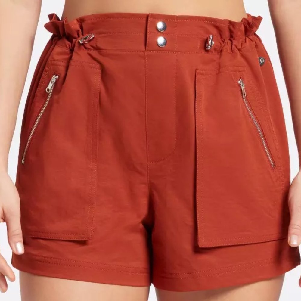 CALIA Women's Woven Paperbag Shorts - NWT
